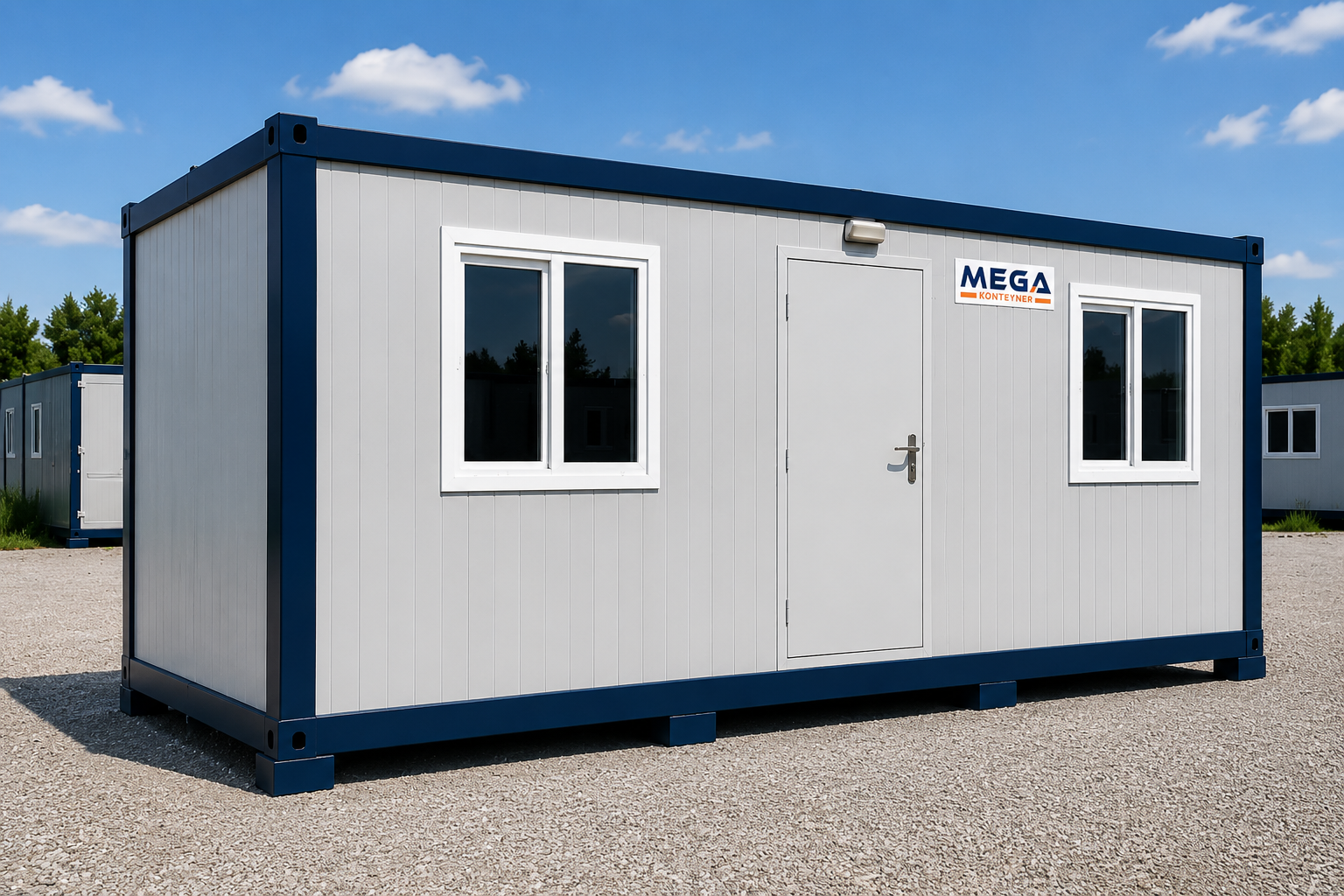 M-1001 3x7 standart konteyner 21 m²