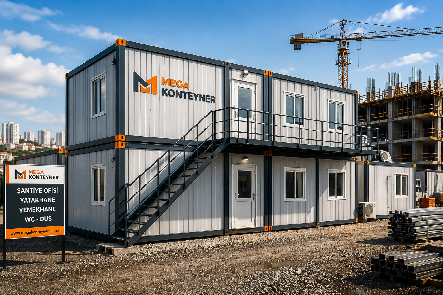 Şantiye konteyneri modelleri - Mega Konteyner